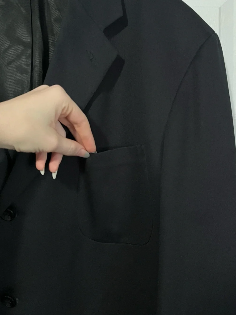 J. Ferrar size 48R men’s vintage blazer black